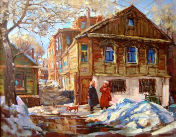 Spring day (Old Wooden Town). Mishagin Andrey