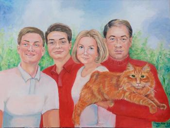 Family portrait. Ageeva-Usova Irina
