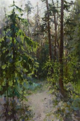 On the forest trail. Zhilov Andrey