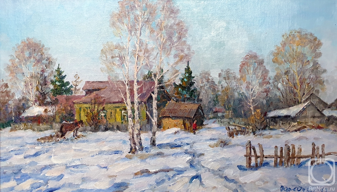 Fedorenkov Yury. Spring is waking up. Village Malygino
