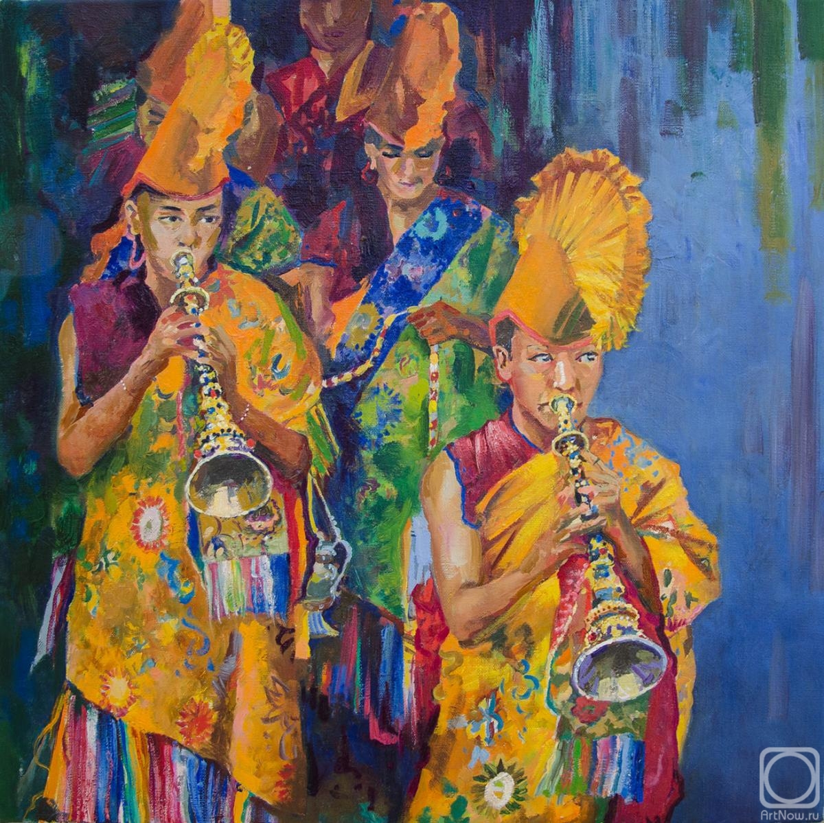 Takhtamyshev Sergey. Tibet musicians