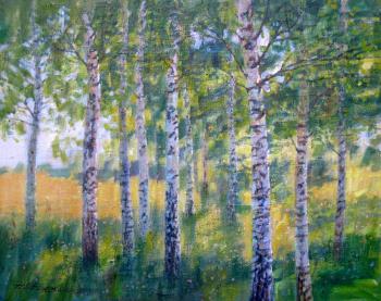 Birch trees. Obolenskiy Alexandr