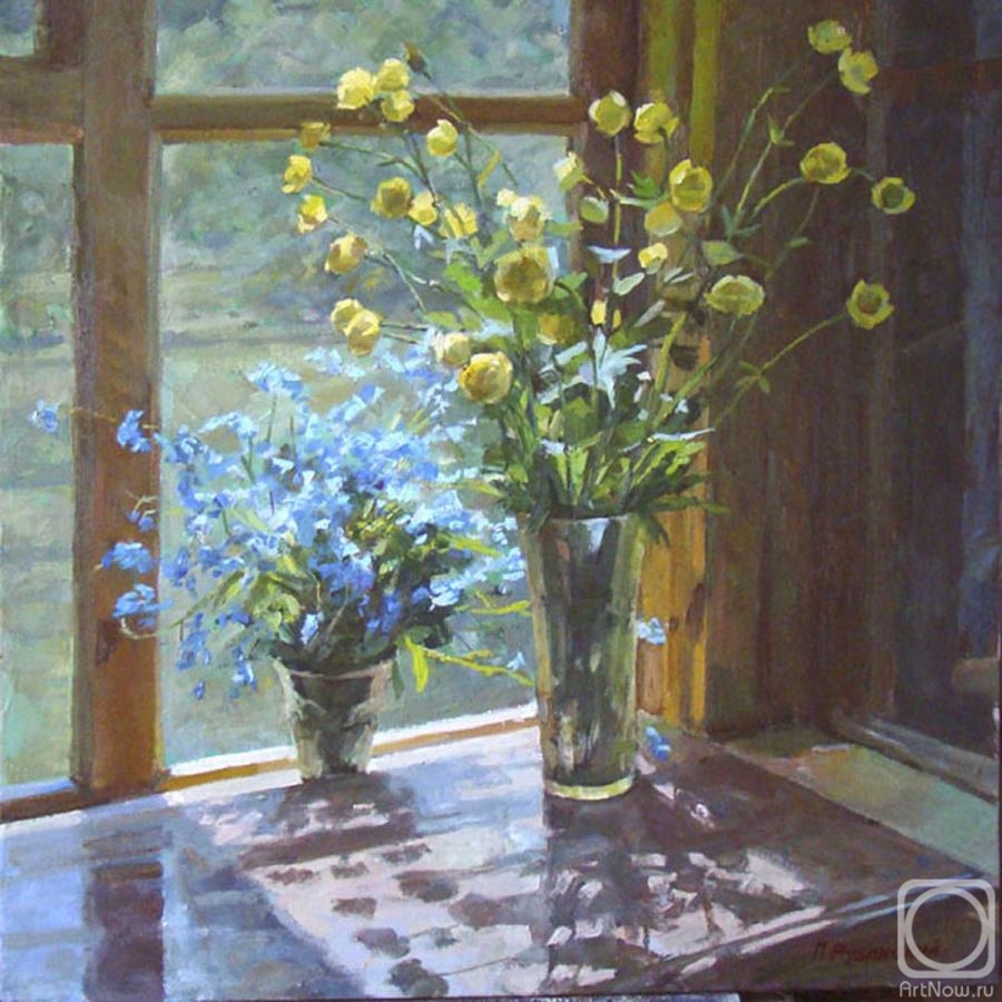 Rubinsky Pavel. Flowers on the veranda
