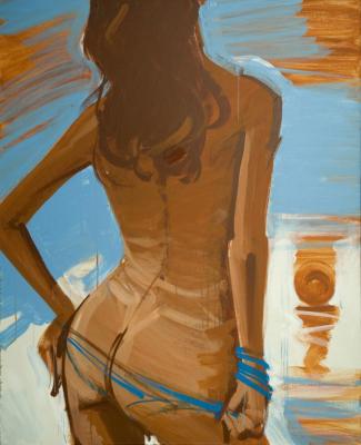 From behing (Girl In A Swimsuit). Sokolova Ekaterina