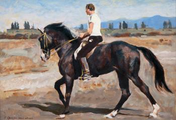 Rider. Crimea 1984 (Equestrian Sports). Orlov Gennady