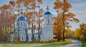 Autumn day in the village of Spas. Homyakov Aleksey