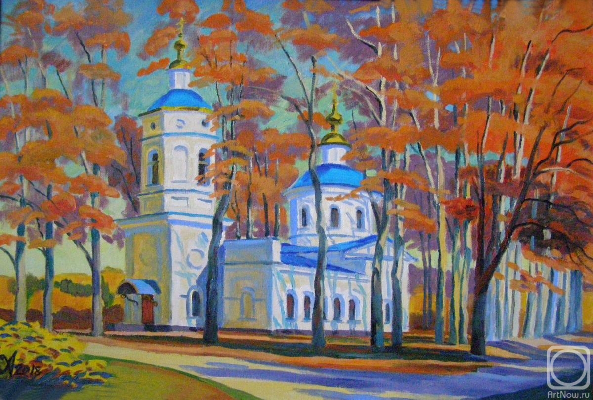 Homyakov Aleksey. Church. Autumn