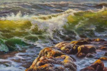 In the sea of foam ...