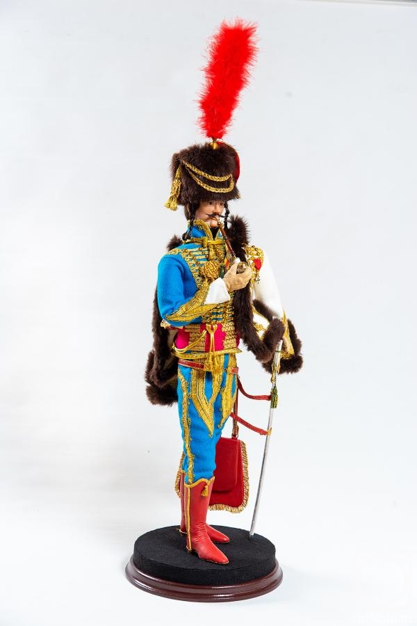 Khrapunov Alexander. Squadron Commander, 5th Hussar Regiment 1805, France (fragment)