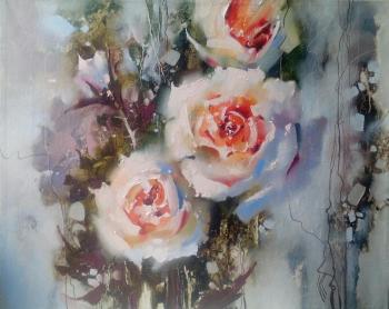 White roses. Nogina Irina