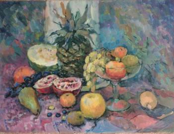 Still life with pineapple. Mustafina-Khazieva Lilia