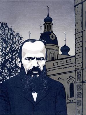 Portrait of F. Dostoevsky