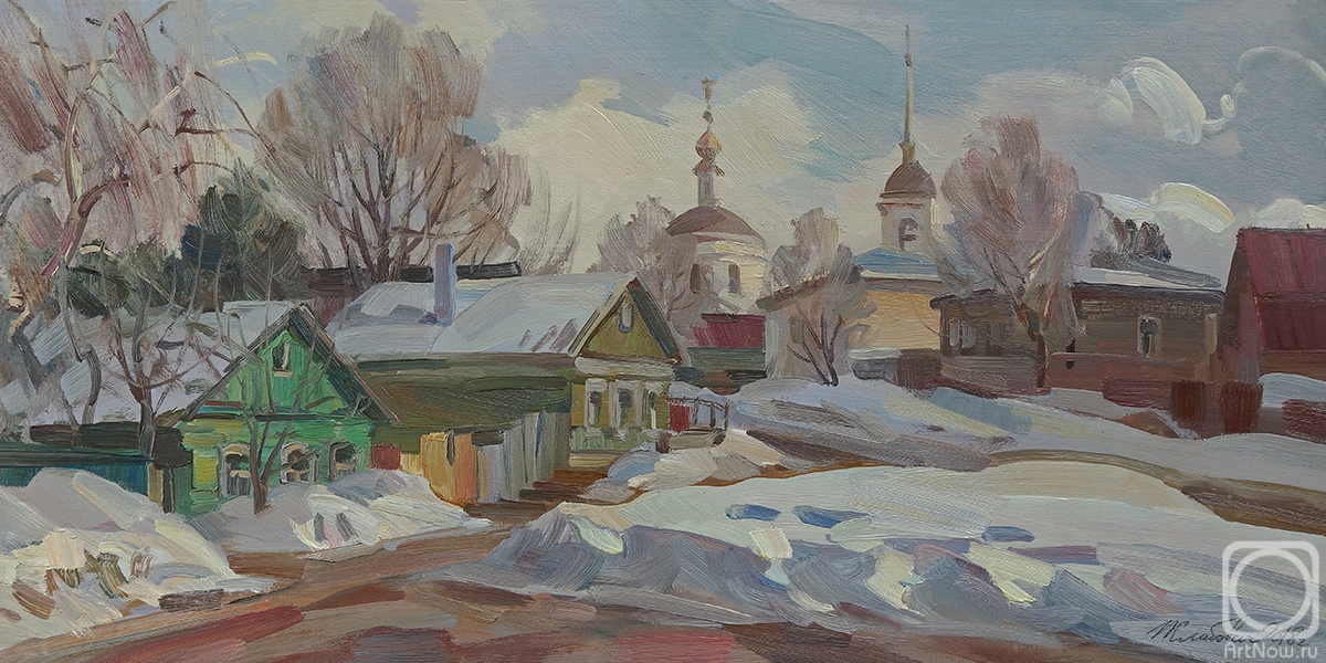 Zhlabovich Anatoly. Island winter. Borovsk