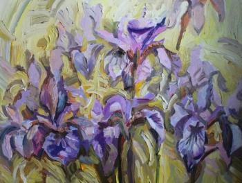 Irises in the heat. Vazhenina Nadezhda