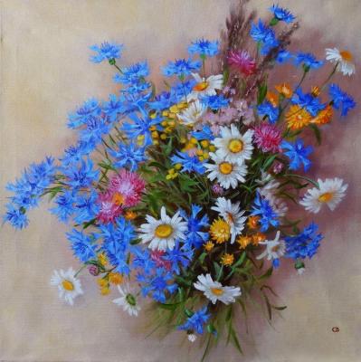 Cornflower blue summer