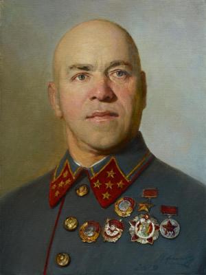Mironov Andrey Nikolaevich. Portrait Of Georgy Zhukov