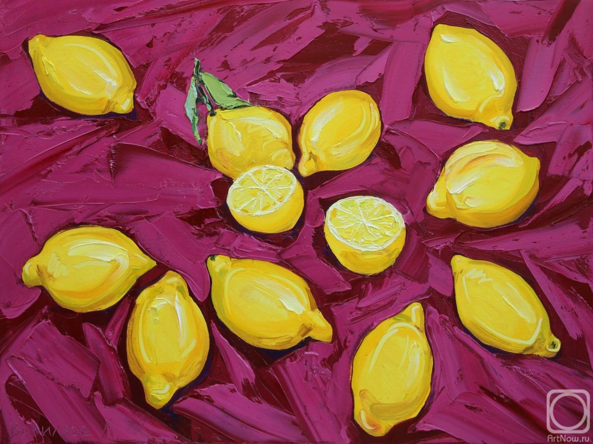 Картина маслом лимоны мастер класс