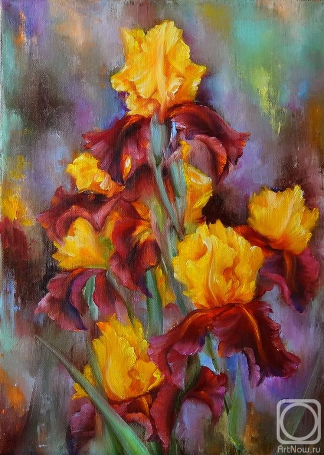 Razumova Svetlana. Golden irises