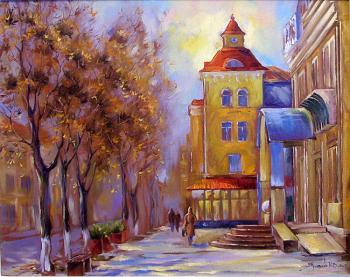 Autumn city. st. Lenin (Leninskaya Street). Iarovoi Igor