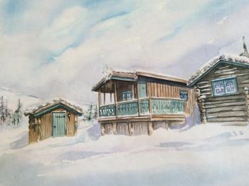 Norwegian Cottage. Bleka Oxana