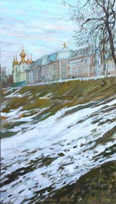 Lower Park In Peterhof. The end of March. Belevich Andrei