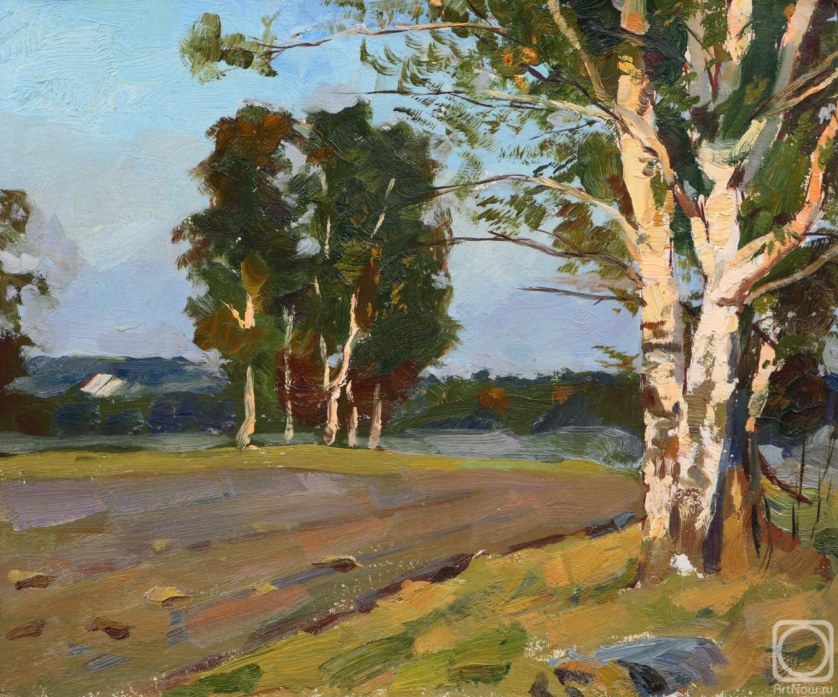 Orlov Gennady. Landscape with birches