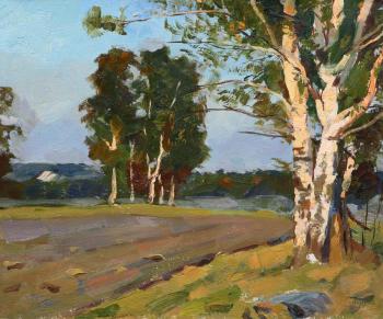 Landscape with birches. Orlov Gennady