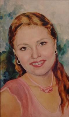 Portrait of a girl. Morokhovets Tatyana