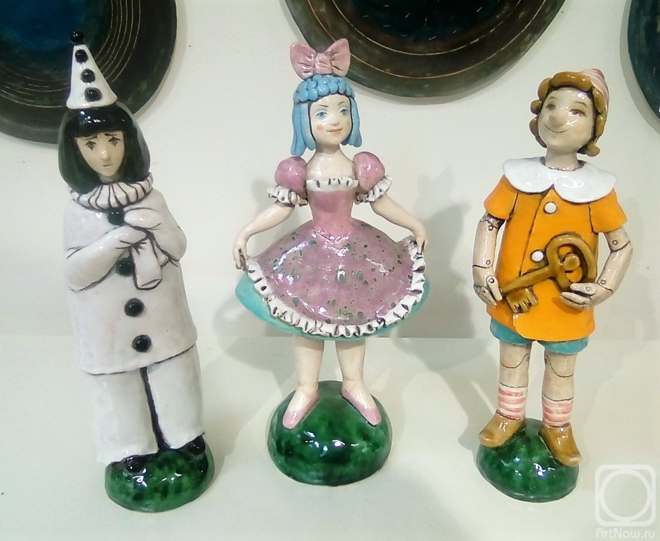 Kuznetsova Margarita. Pierrot, Malvina and Pinocchio