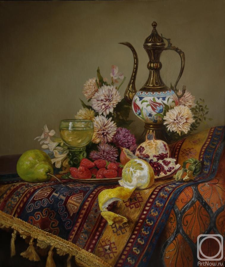 Panov Eduard. Still life with Oriental jar