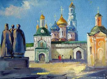 The Holy Gates and the Monument to the Parents of St. Sergius. Iarovoi Igor
