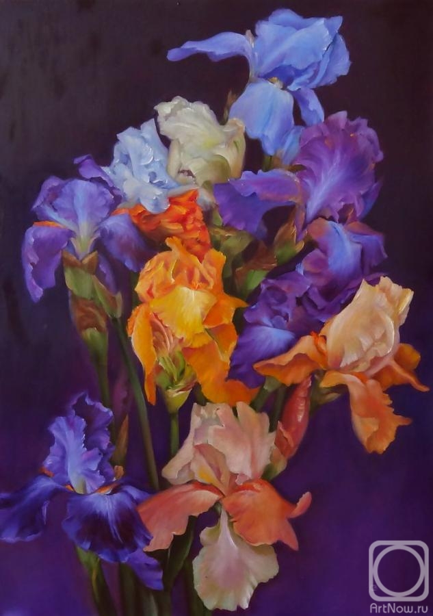 Razumova Svetlana. Violet Irises