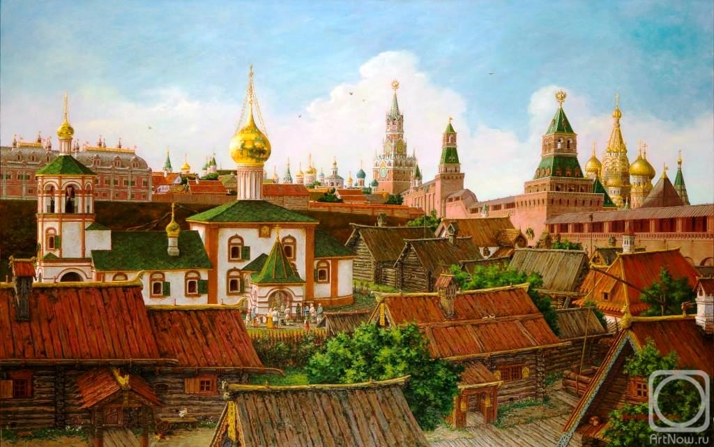 Glushkov Sergey. Moscow Kremlin. The 17th century