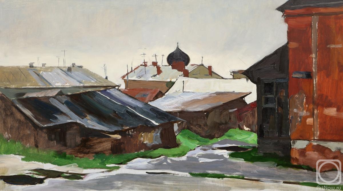 Orlov Gennady. Pskov. After the rain. 1980