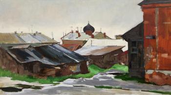 Pskov. After the rain. 1980 (). Orlov Gennady