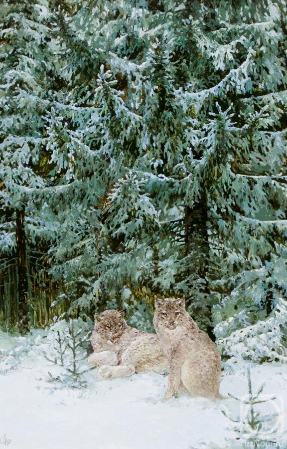 Sergeev Oleg. Family lynx