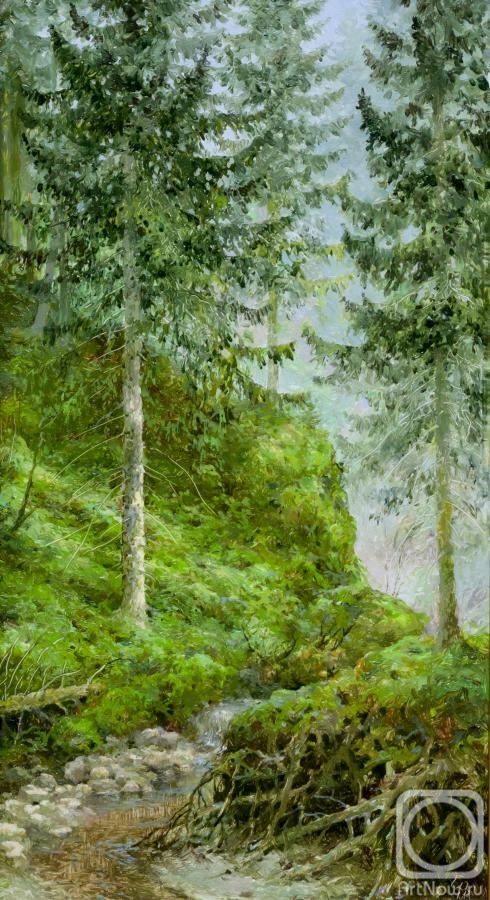 Sergeev Oleg. Forest stream