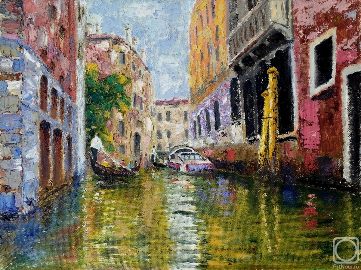 Zhadko Grigory. Venice. The Rio de San Margarita