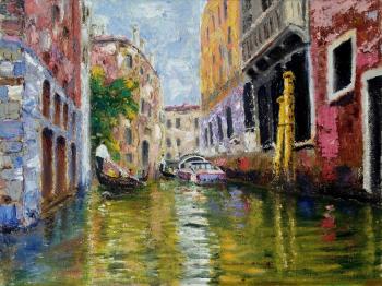 Venice. The Rio de San Margarita (). Zhadko Grigory