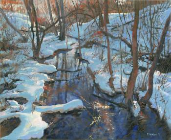 Early Spring. The River Dubyanka ( ). Chernov Denis