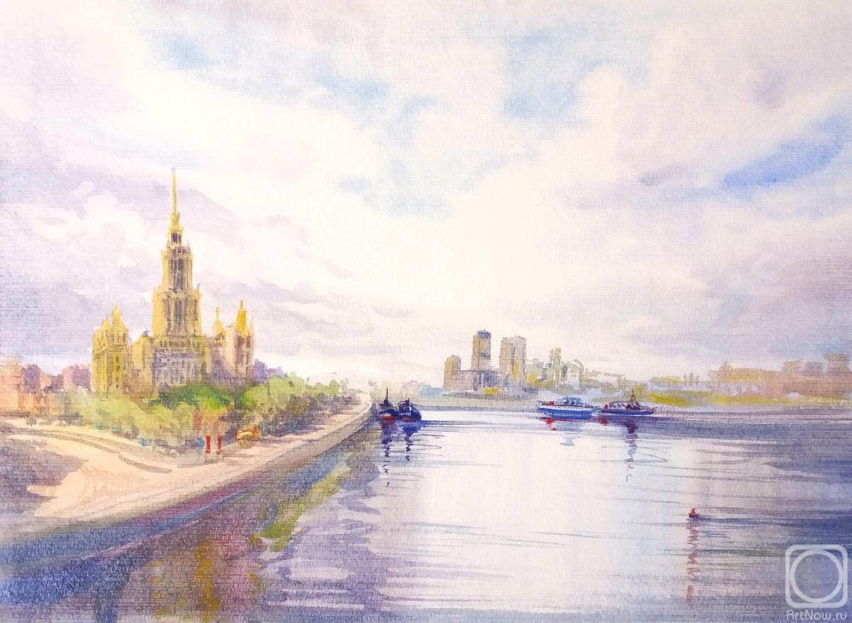 Mikhalskaya Katya. Moscow river