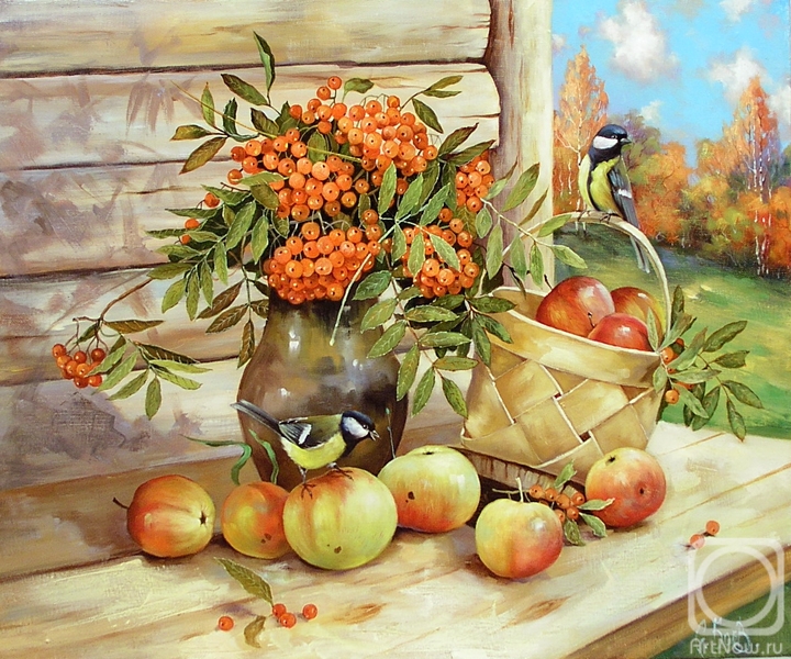 Boev Sergey. Still life with apples