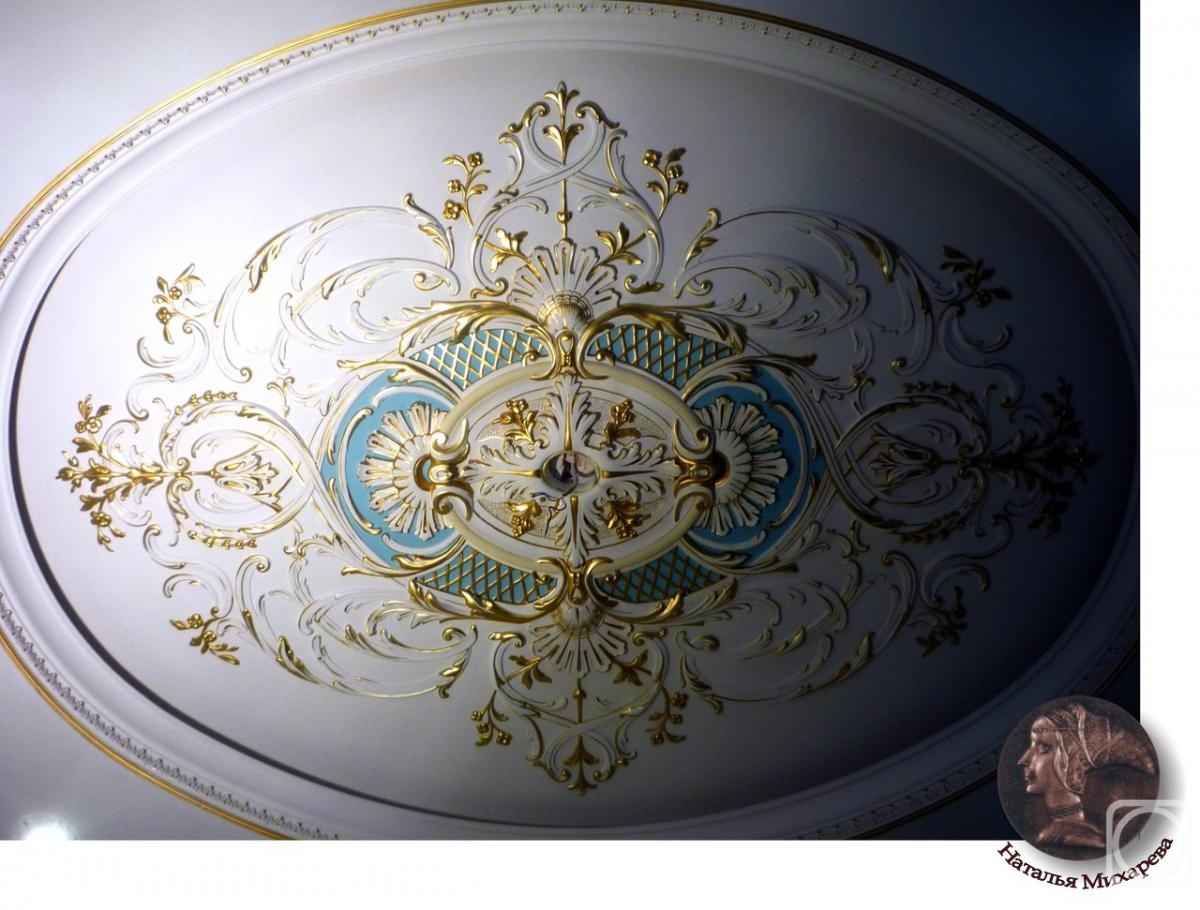 Mikhareva Natalia. Oval ceiling (painting)