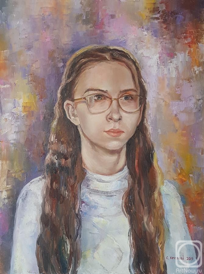 Kruglova Svetlana. Portrait of Natalia Pavlova