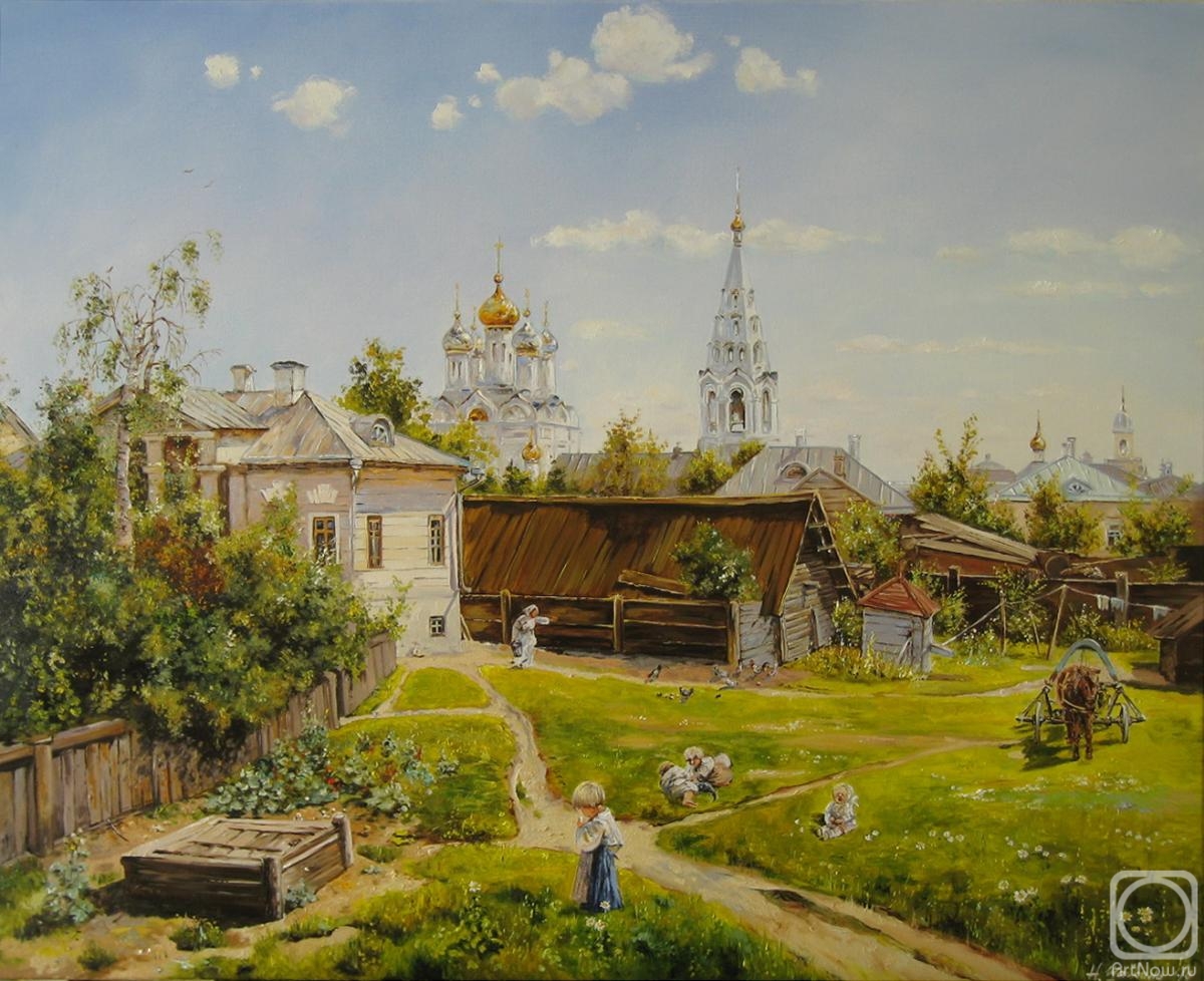 Shaykina Natalia. Vasily Polenov. Moskovsky Dvorik (copy)