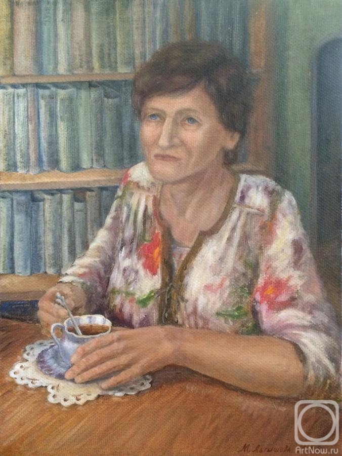 Latysheva Maria. Portrait of my Mom