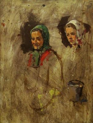 Two female heads. Gremitskikh Vladimir