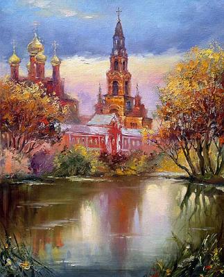 Chernigovsky monastery in autumn. Iarovoi Igor