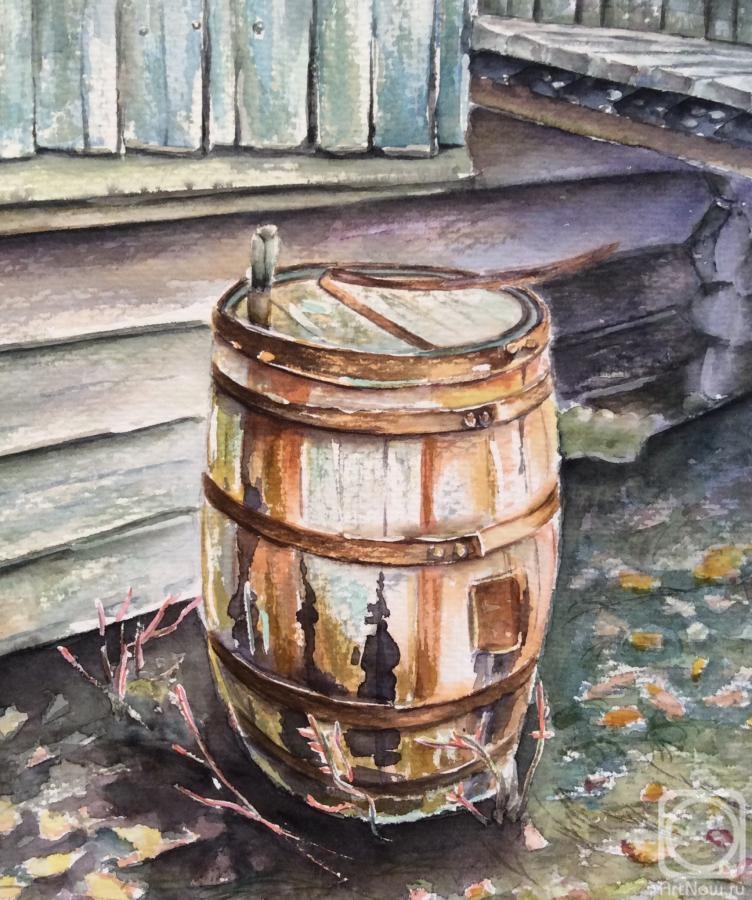 Bleka Oxana. Old barrel