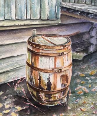Old barrel. Bleka Oxana